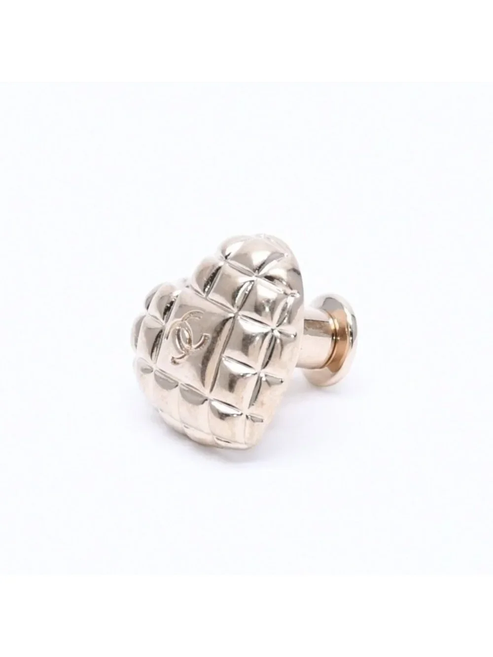 Chanel Brooch CC Logo Pin 3 Point Set Metal Gold